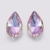 K9 Glass Rhinestone Pendants GLAA-K034-K01-1