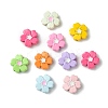 45Pcs 9 Color Baking Paint Alloy Handmade Beads FIND-CJ0002-74-9