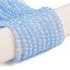 Baking Paint Transparent Glass Beads Strands DGLA-A034-J2mm-B10-1