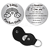 1Pc 304 Stainless Steel Commemorative Coins AJEW-CN0001-43J-1