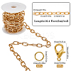 DIY Oxidation Aluminum Cable Chains Necklaces/Bracelets Making Kits DIY-SP0001-87B-G-2