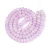Baking Paint Crackle Glass Beads Strands DGLA-N020-01A-04-2