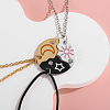 3Pcs Star & Moon & Sun Friendship Alloy Enamel Pendant Necklaces FS-WG4D9F6-01-2