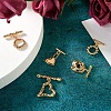  Jewelry 10 Sets 5 Styles Brass Toggle Clasps KK-PJ0001-25-6