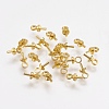 Brass Peg Bails Pendants KK-F739-02G-1