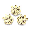 Ion Plating(IP) 201 Stainless Steel Pendants STAS-T044-282G-1