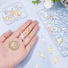 20Pcs 2 Colors 201 Stainless Steel Connector Charms STAS-DC0008-18-2
