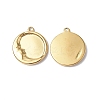 Ion Plating(IP) 304 Stainless Steel Pendants LS-STAS-C066-09G-1