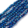 Electroplate Glass Beads Strands EGLA-K015-10A-1
