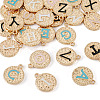 26Pcs 26 Styles Alloy Enamel Pendants ENAM-TA0003-49-3