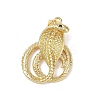 Brass Micro Pave Cubic Zirconia Pendants KK-R230-04G-1