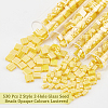  530Pcs 2 Style 2-Hole Glass Seed Beads SEED-NB0001-74-4