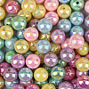 100Pcs Opaque Acrylic Beads OACR-PA0001-31C-1