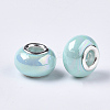 Opaque Resin European Beads RPDL-T038-007E-2