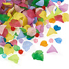300Pcs 20 Style Transparent Acrylic Pendants & Bead Caps TACR-FW0001-02-2