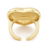Brass Cuff Rings RJEW-U030-02G-03-3