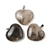 Natural Smoky Quartz Pendants G-A249-04B-03P-1
