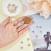 30Pcs 6 Colors Alloy Rhinestone Cabochons MRMJ-FH0001-35-3