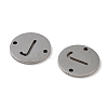 Non-Tarnish 201 Stainless Steel Hollow Flat Round Links FIND-R149-03J-P-2