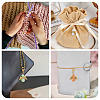 20Pcs 10 Colors Glass Bead with Alloy Pendant Decorations HJEW-TAC0110-7