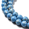 Synthetic Turquoise and Sea Shell Assembled Beads Strands G-D482-01E-04-4