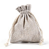 Cotton Cloth Packing Pouches Drawstring Bags ABAG-R011-8X10-01-3