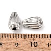 Textured 304 Stainless Steel Beads STAS-I358-11P-02-3