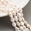 Natural Cultured Freshwater Pearl Beads Strands PEAR-P062-28I-1
