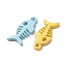 Spray Paint Alloy Pendants FIND-H060-01G-2