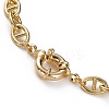 Brass Mariner Link Chain Necklaces NJEW-JN03247-3