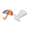 20Pcs 10 Styles Rainbow Theme Acrylic Pendants MACR-FS0002-11-2