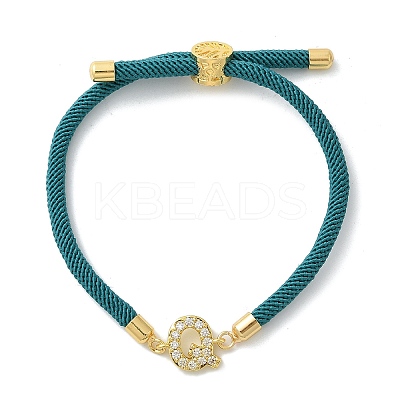 Adjustable Nylon Cord Bracelets BJEW-C096-01G-17-1
