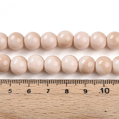 Baking Paint Glass Beads X1-DGLA-N012-10mm-07-1