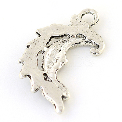 Tibetan Style Alloy Pendants X-TIBEP-S299-10AS-RS-1