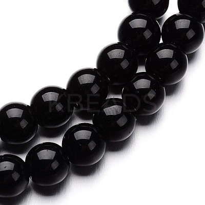 Glass Round Bead Strands GLAA-I028-10mm-02-1
