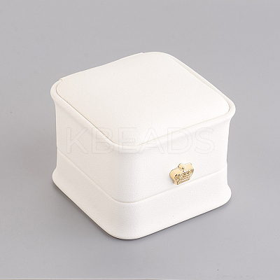PU Leather Ring Gift Boxes LS-LBOX-L005-A03-1