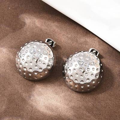 304 Stainless Steel Stud Earrings EJEW-G457-04B-P-1