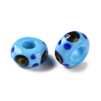 Handmade Lampwork European Beads LA-CBA0C61-01H-1