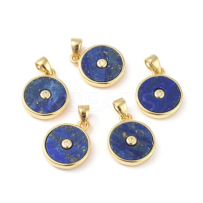 Natural Lapis Lazuli Charms KK-L192-B05-1