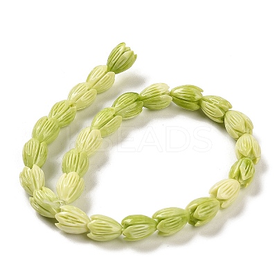 Synthetic Coral Dyed Beads Strands CORA-P008-04A-01-1