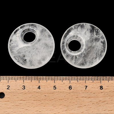 Natural Quartz Crystal Pendants G-H073-05G-1