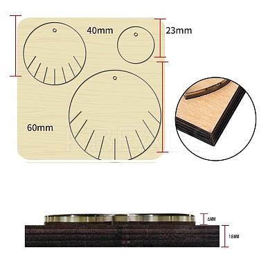 Wood Cutting Dies DIY-WH0169-60-1