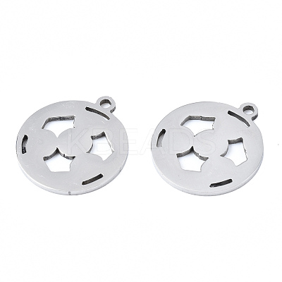 Non-Tarnish 201 Stainless Steel Pendants STAS-T044-246P-1