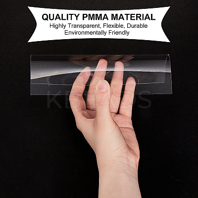 Transparent Plastic Board with Protective Paper for Photo Frame Replacement DIY-OC0003-74C-1