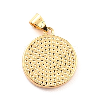 Brass Enamel Pendants KK-P209-02G-08-RS-1