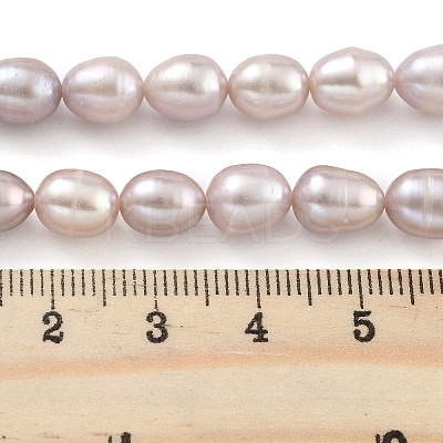 Natural Cultured Freshwater Pearl Beads Strands PEAR-P062-10B-1