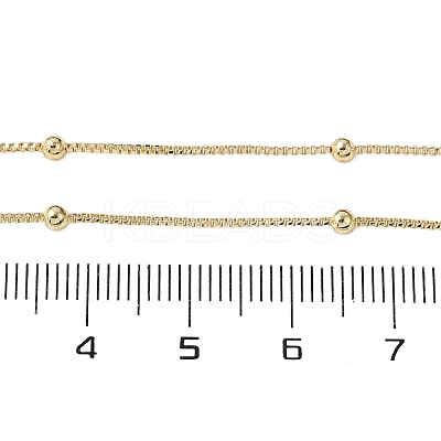 Brass Satellite Chains Necklaces for Women NJEW-D302-33G-1