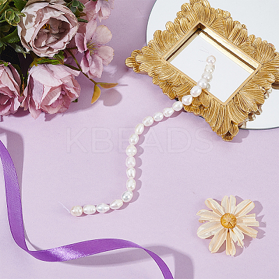 1 Strand Natural Cultured Freshwater Pearl Beads Strands PEAR-HY0001-07-1
