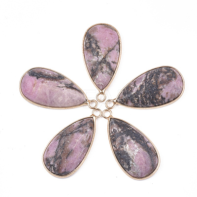 Natural Rhodonite Pendants G-S344-51D-1