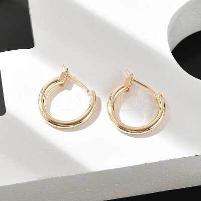 Brass Hoop Earrings KK-S356-150G-NF-1